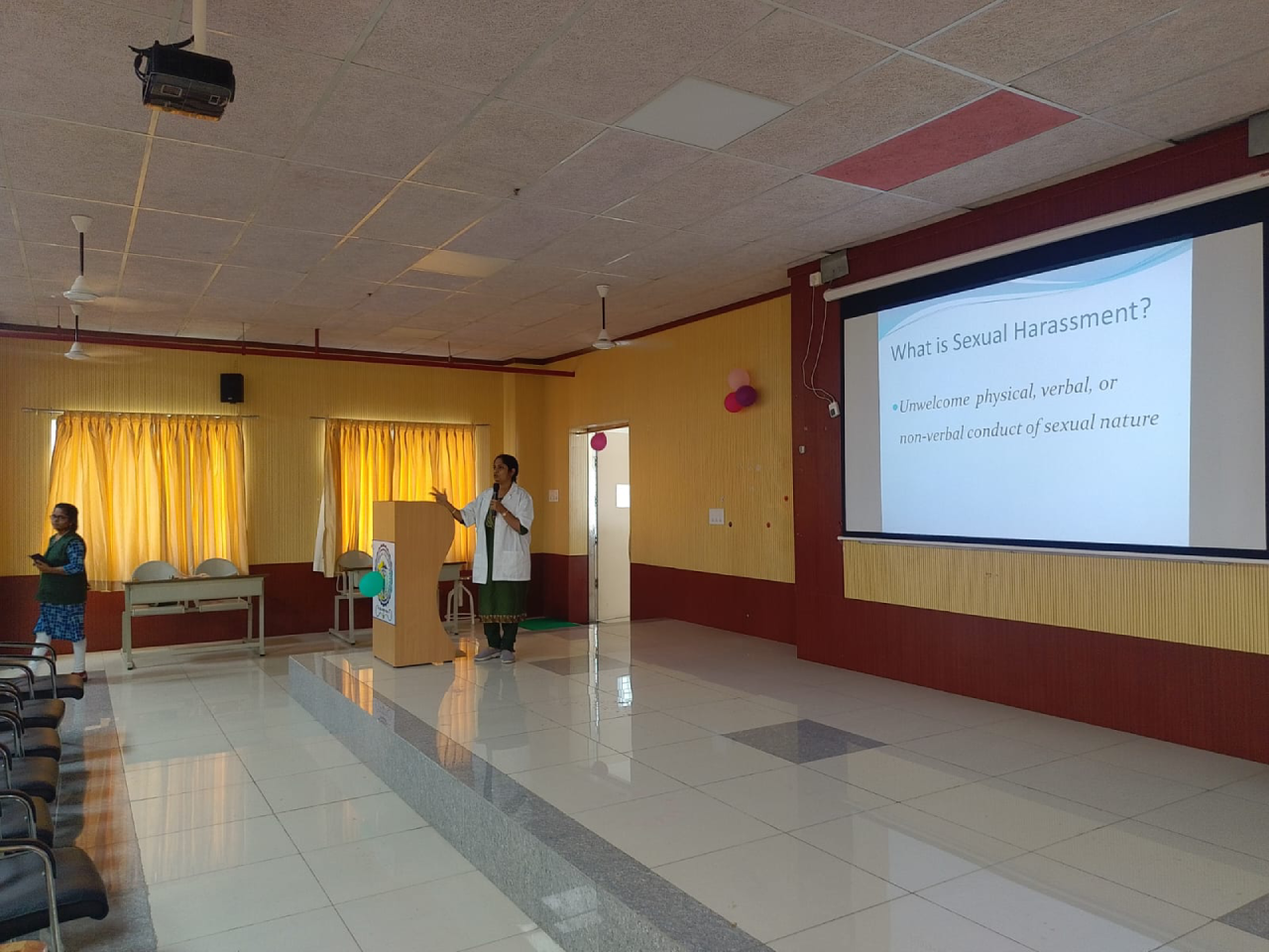 ICC awareness program conducted for crystal workers and hostel workers